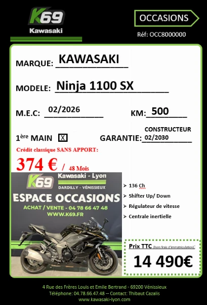 NINJA 1100 SX