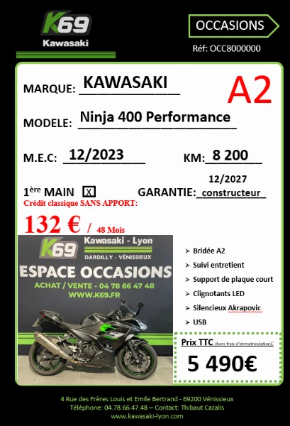 NINJA 400 PERFORMANCE