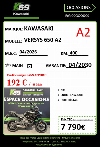 VERSYS 650 47.5CV