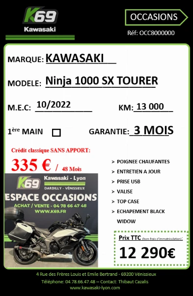 NINJA 1000 SX TOURER