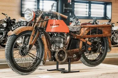 Foto del Charron 500 - la motocicleta de madera 1929