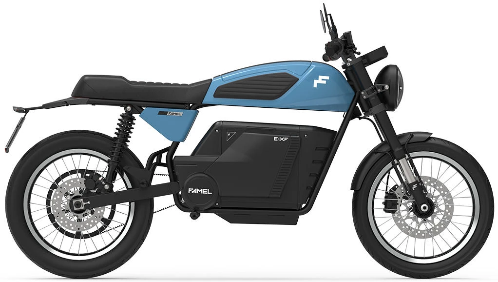 Profile photo of E-XF Café Racer 2026 in color blue.