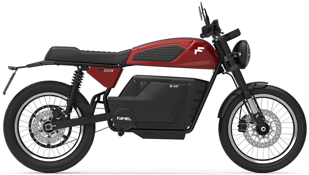 Profile photo of E-XF Café Racer 2026 in color red.