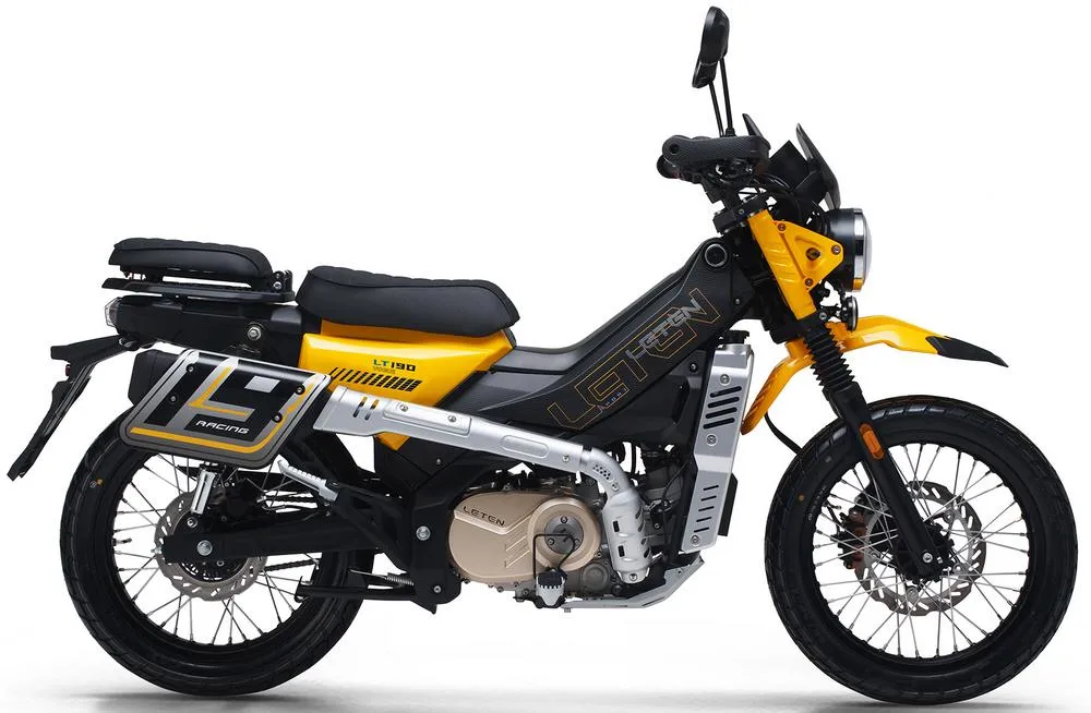 Photo de profil de la LT190 2026 en couleur jaune