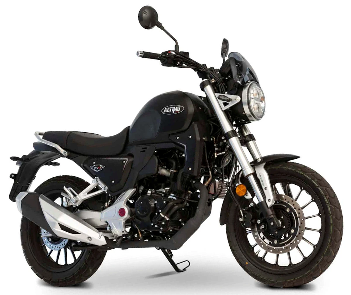 An Orcal 125 Altimo motorcycle