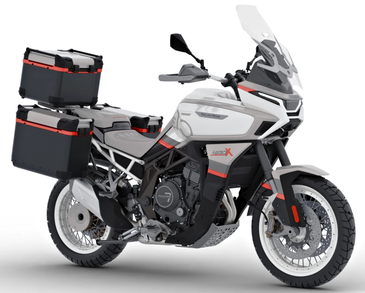 Une moto Phelon & Moore 700 Capetown 7X by Pininfarina