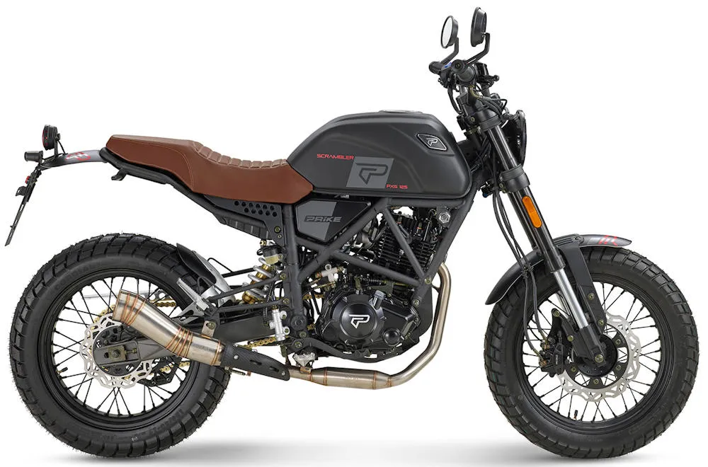 Profile photo of PXS 125 Scrambler 2026 in color black.