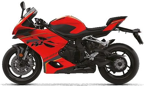 Foto de perfil del SRK 921 RR 2026 en color rojo.