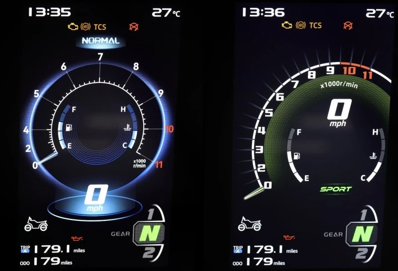 Compteurs de la moto Voge DS 800 X Rally