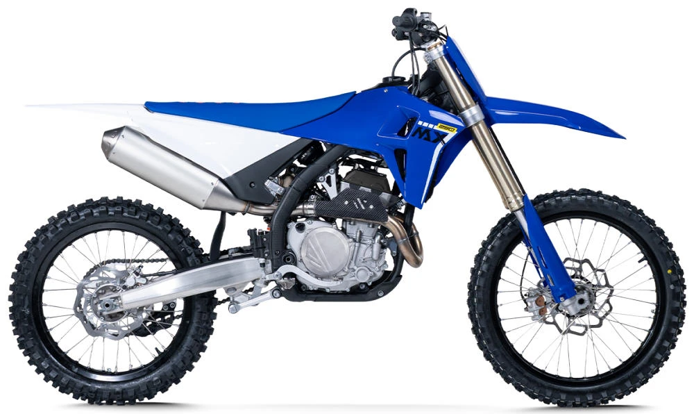 Photo de profil de la MX250 2026 en couleur bleu