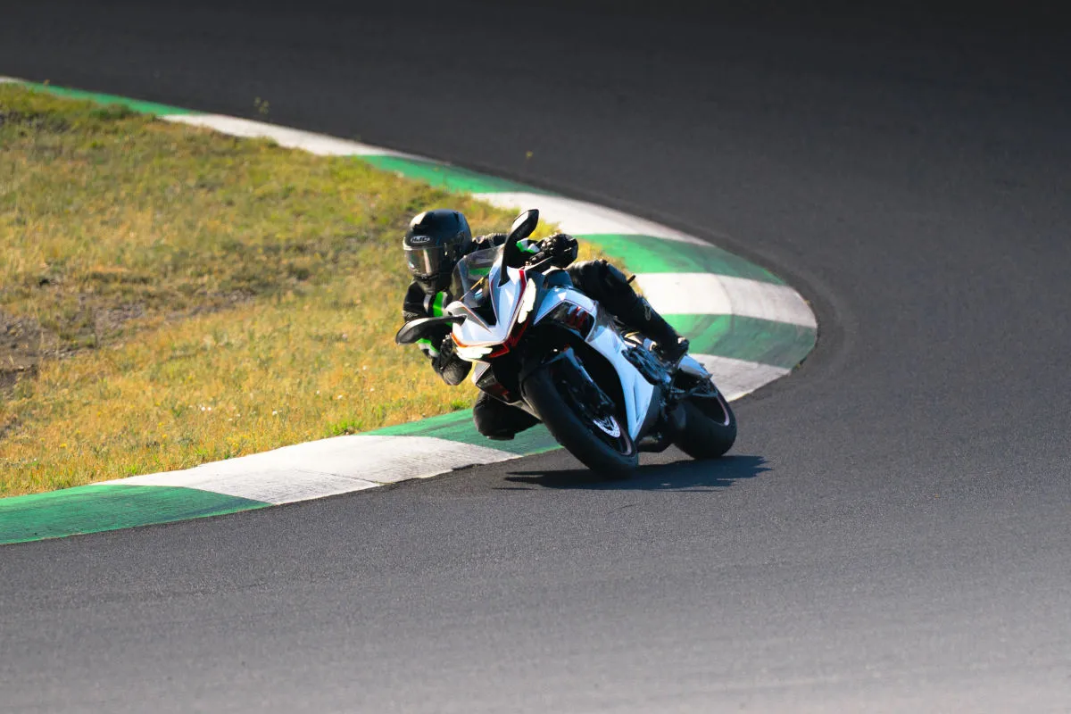The 703RR on track at the Ales circuit