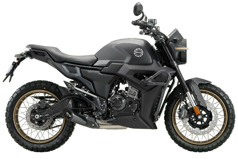 Photo de profil de la 125 Scrambler X 2026 en couleur gris