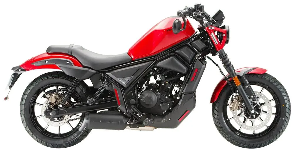 Photo de profil de la 125 C2 2026 en couleur rouge