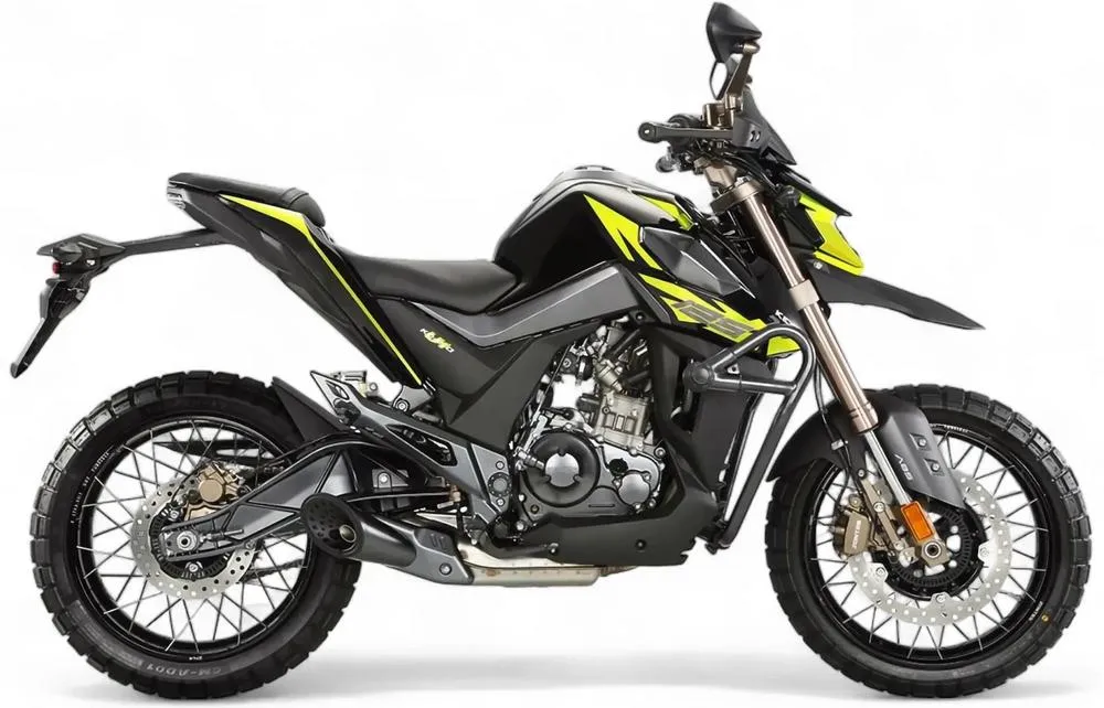 Photo de profil de la 125 Hyper Trail 2021 en couleur jaune / noir