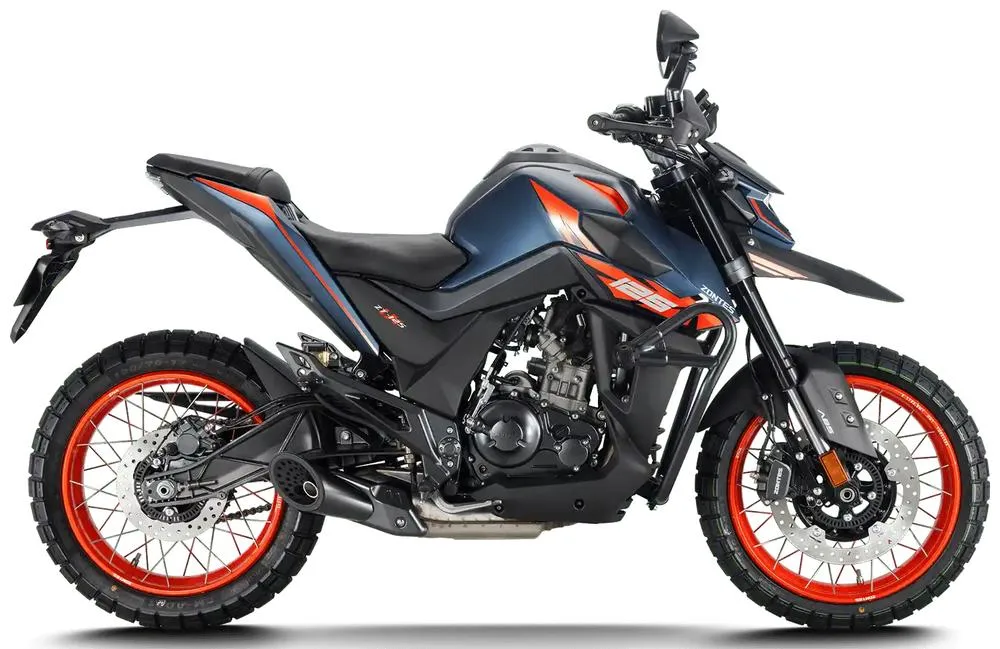 Photo de profil de la 125 Hyper Trail 2024 en couleur bleu