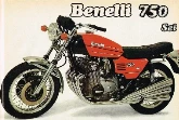 Motorcycle Benelli 750 Sei 1973