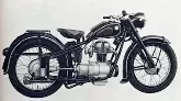 Motorcycle BMW R25/2 1951