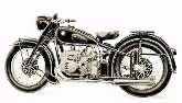 Motorcycle BMW R51/2 1950