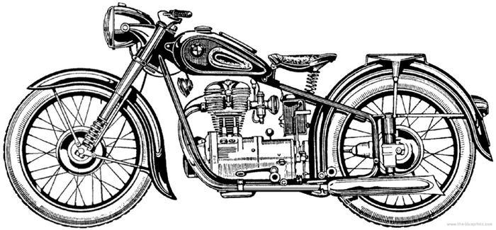 BMW R25 1951 - Fiche moto - Motoplanete