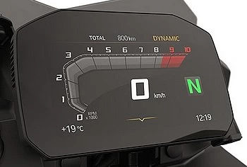 BMW F 800 GS 2024 - Ecran TFT