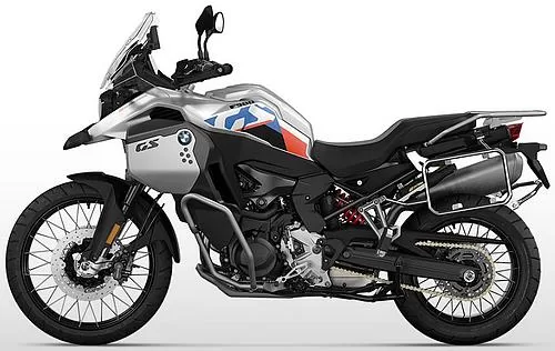 Foto de perfil del F 900 GS Adventure 2024 en color gris.