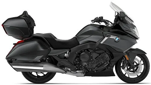 Foto de perfil del K 1600 Grand America 2026 en color gris.
