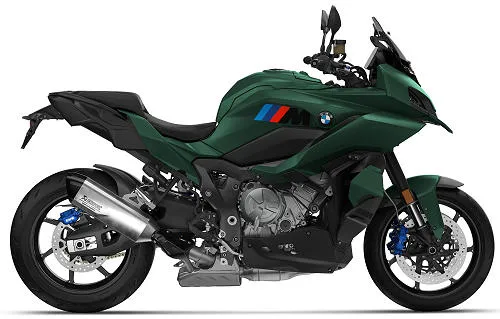 Foto de perfil del M 1000 XR 2027 en color verde.