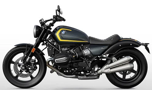 Foto de perfil del 1200 R 12 2026 en color amarillo / negro.
