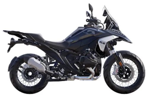 Photo de profil de la R 1300 GS Dark Edition 2025 en couleur noir
