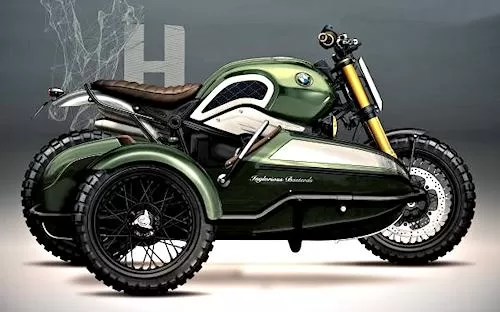 Photo de profil de la R 1200 Nine-T '' L'Echappee belle '' 2015 en couleur non défini