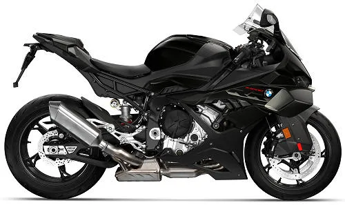 Foto de perfil del S 1000 RR 2027 en color negro.