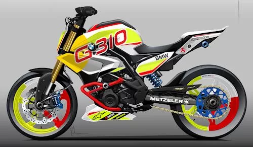 Foto de perfil del Concept Stunt G 310 2015 en color indefinido.