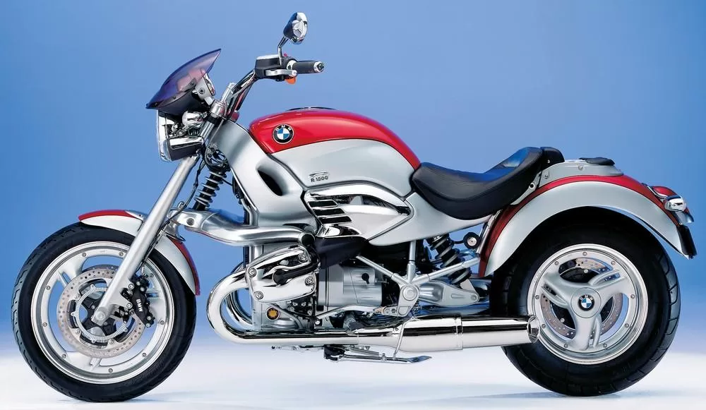 Moto Miniature Newray BMW R 1200 C - Échelle 1/6 - Jaune - Occasion