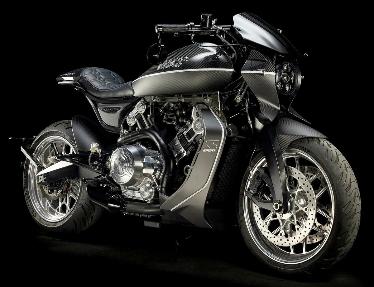 Une moto Brough Superior Lawrence Dagger S