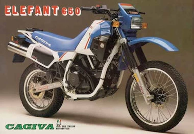 Photo de la Cagiva 650 Elefant 1985