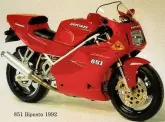 Motorcycle Ducati 851 1992