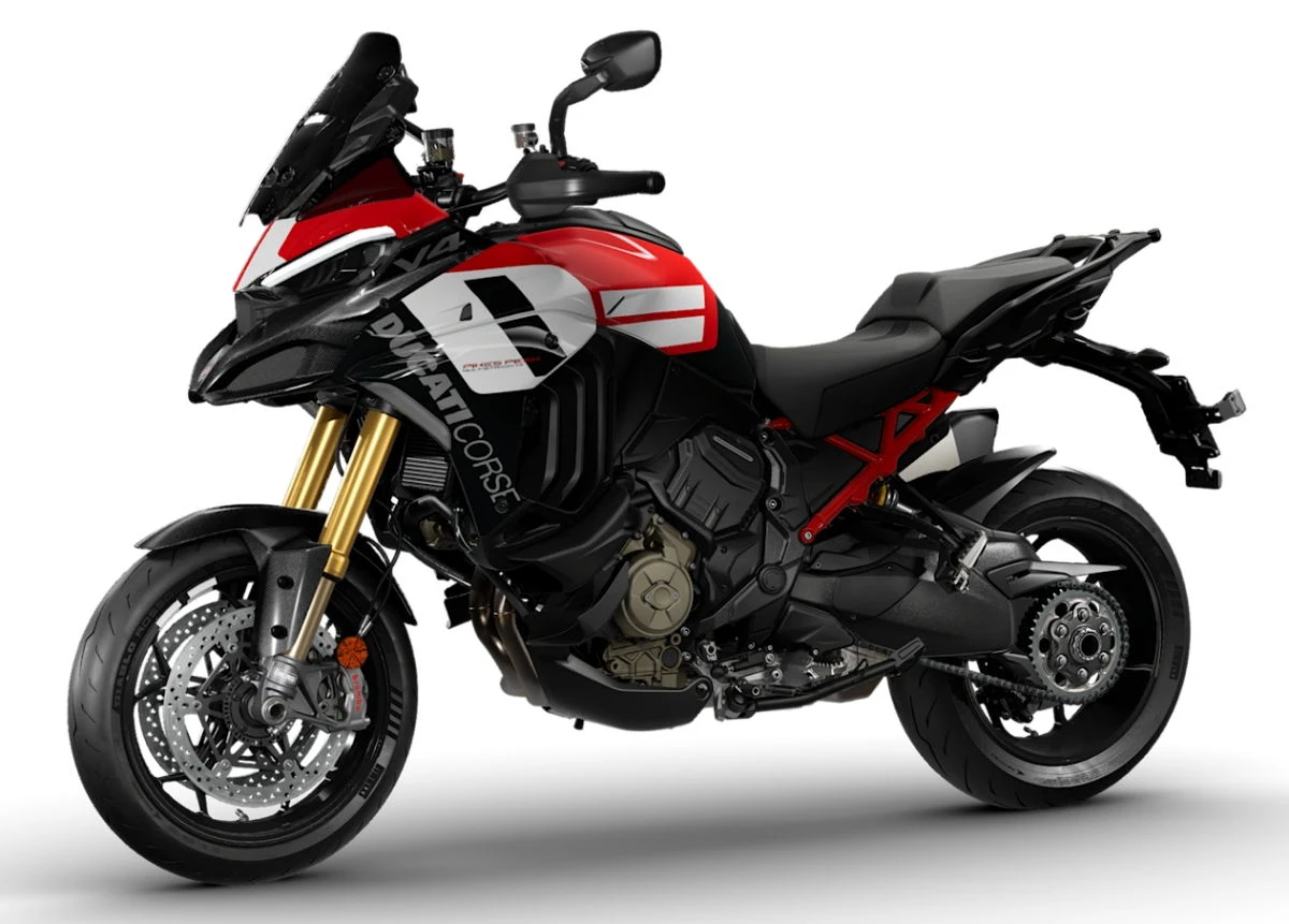 Une moto Ducati Multistrada V4 1160 Pikes Peak de 2027