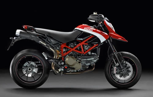 Foto de perfil del HM 1100 HYPERMOTARD evo SP Corse 2012 en color indefinido.