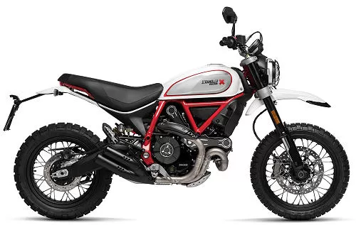 Foto de perfil del SCRAMBLER 800 Desert Sled 2020 en color indefinido.