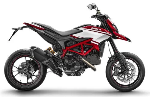 Foto de perfil del HM 821 Hypermotard SP 2015 en color indefinido.