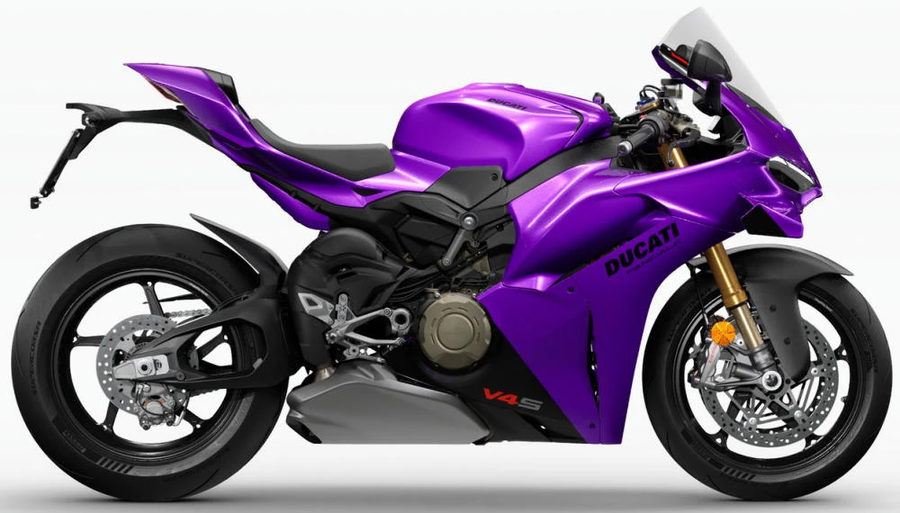 Profile photo of 1100 Panigale V4 S 2027 in color purple.