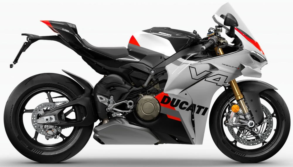 Profile photo of 1100 Panigale V4 S 2027 in color white / black.