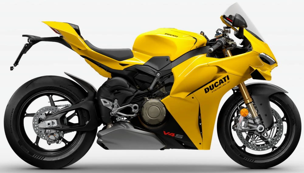 Profile photo of 1100 Panigale V4 S 2027 in color yellow.