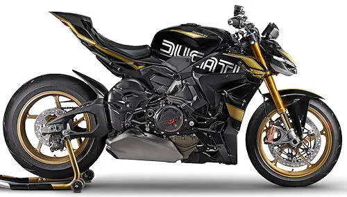 Profile photo of 1100 Streetfighter V4 S Collezione 100 2026 in color yellow / black.