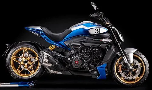 Profile photo of 1160 XDiavel V4 Collezione 100 2026 in color blue.
