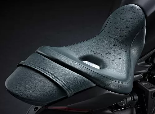 Foto de perfil del 1262 XDiavel Nera 2023 en color verde.