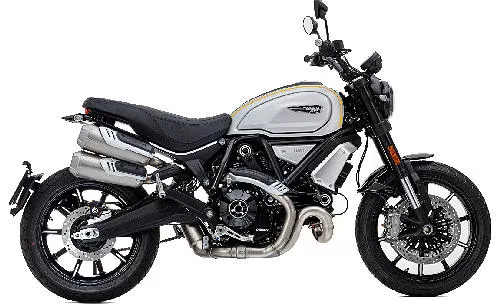 Foto de perfil del Scrambler 1100 Pro 2021 en color indefinido.