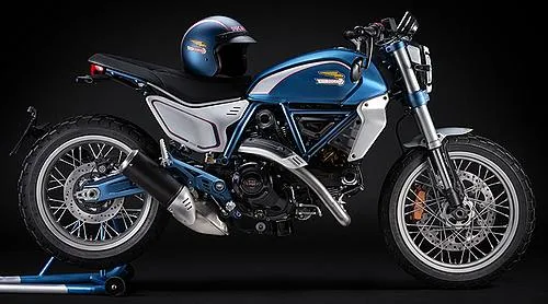 Profile photo of Scrambler 800 Collezione 100 2026 in color blue.