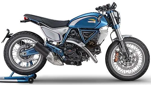 Profile photo of Scrambler 800 Collezione 100 2026 in color blue.