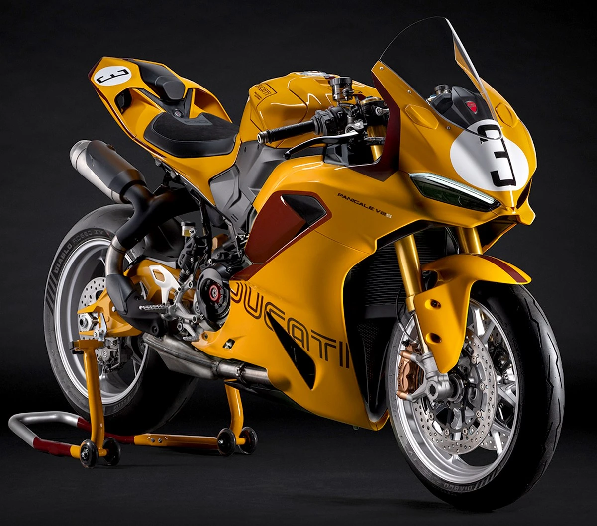 A Ducati Panigale V2 S 100th Anniversary Edition motorcycle